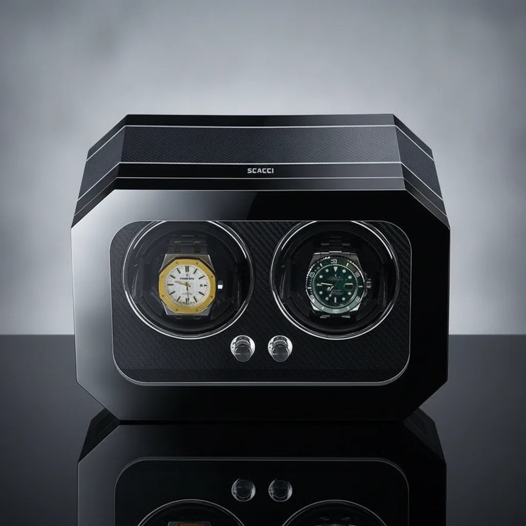 Remontoir Scacci Carbone 2 Montres Luxe
