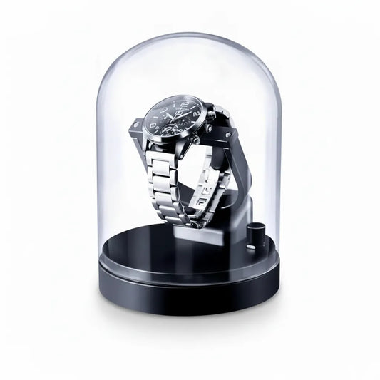 Remontoir Montre Automatique Cloche de Lune en Verre