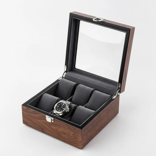 Boîte à Montre en Chêne 6 Emplacements