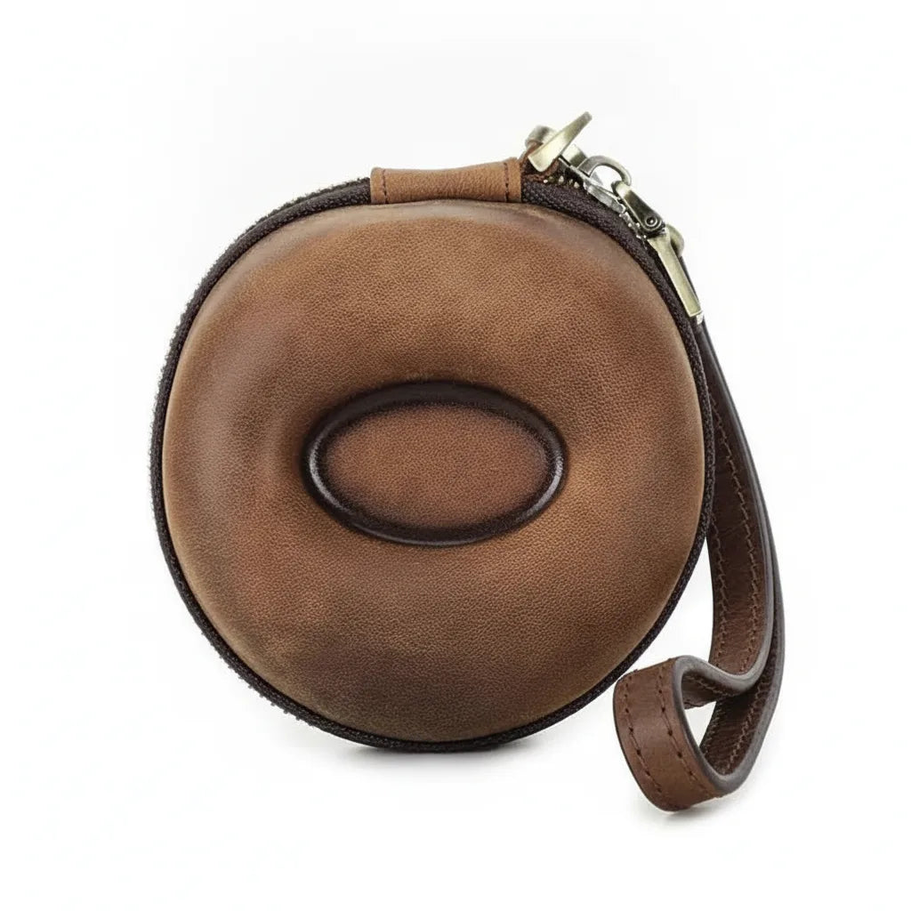 Ã‰tui Montre Cuir Marron Clair - Protection Ã‰questre