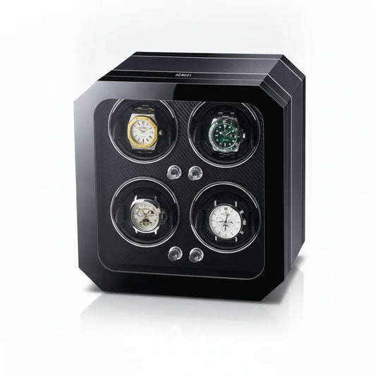 Remontoir Montre Gioco Carbone 4 Places