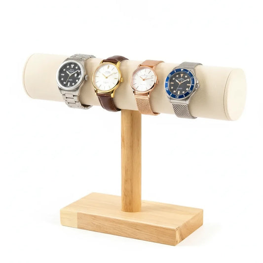 Porte-Montre Bambou Crème Haut (4 Montres)