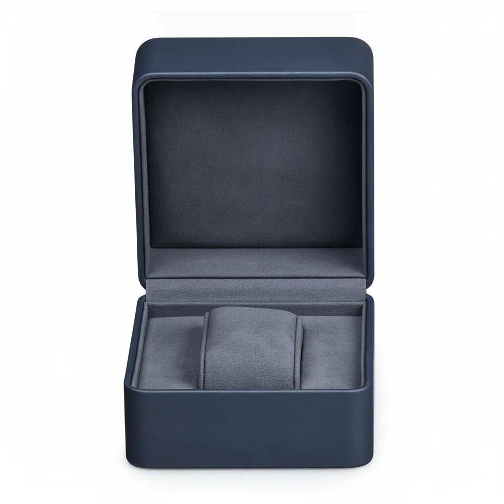 BoÃ®te Ã  Montre Cuir Bleu Ã‰lÃ©gante