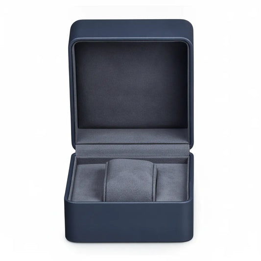 BoÃ®te Ã  Montre Cuir Bleu Ã‰lÃ©gante