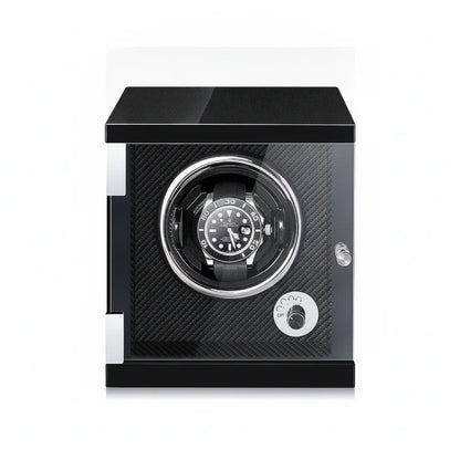 Remontoir Montre Classique Carbone : 1 Emplacement Bois & Carbone