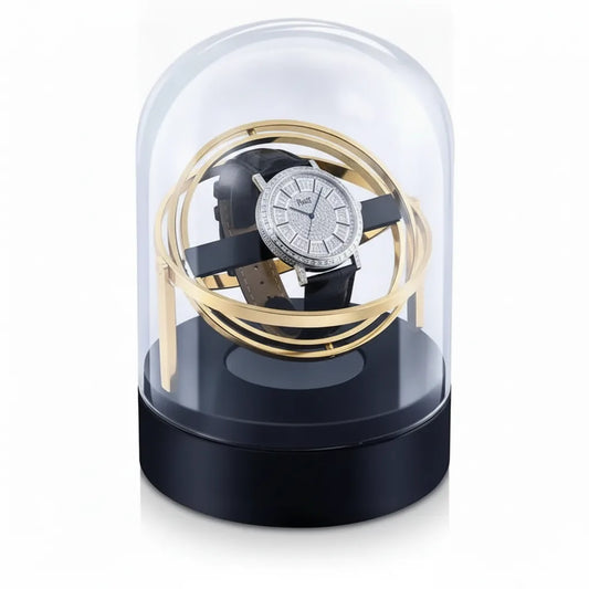 Remontoir Astronome DorÃ© : Ã‰lÃ©gance et Protection pour Montres Automatiques