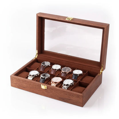Coffret Montre Teck 12 Emplacements