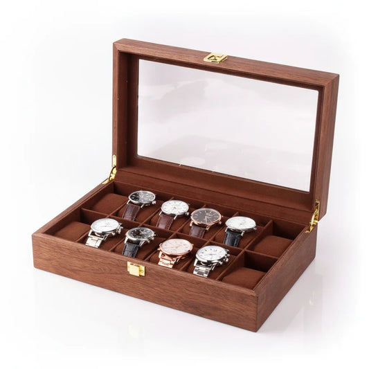 Coffret Montre Teck 12 Emplacements