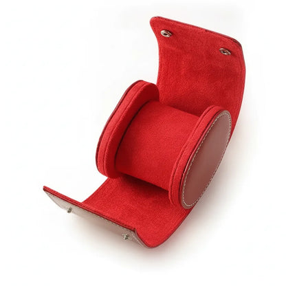 Ã‰tui Montre Solo Rouge Cuir VÃ©gan