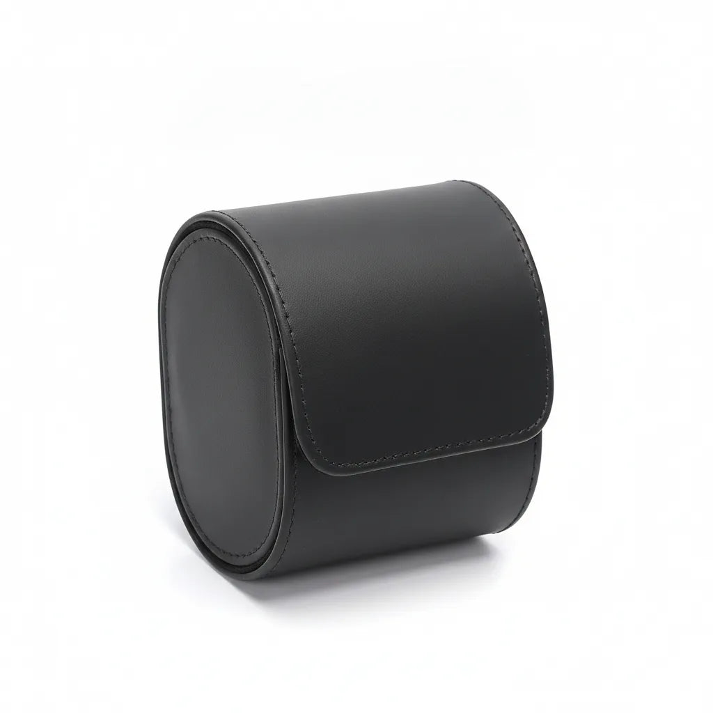 Ã‰tui Montre Cuir Noir - Protection Premium