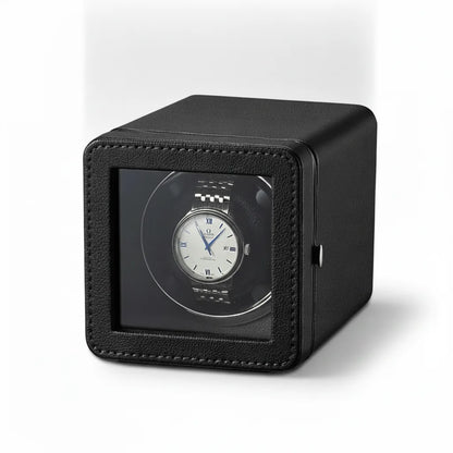 Remontoir Montre Cube Noir - Entretien Automatique Silencieux