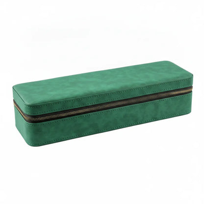 BoÃ®te Ã  Montre Classique Cuir VÃ©gan Vert Ã‰meraude