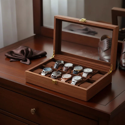 Coffret Montre Teck 12 Emplacements