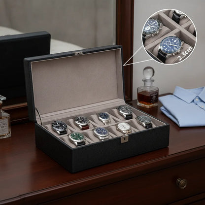 Coffret Montre Suzie Queen Fibre Carbone 12 Emplacements