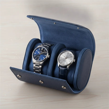 Ã‰tui Montre Duo Bleu Klein : Cuir VÃ©gan & Protection