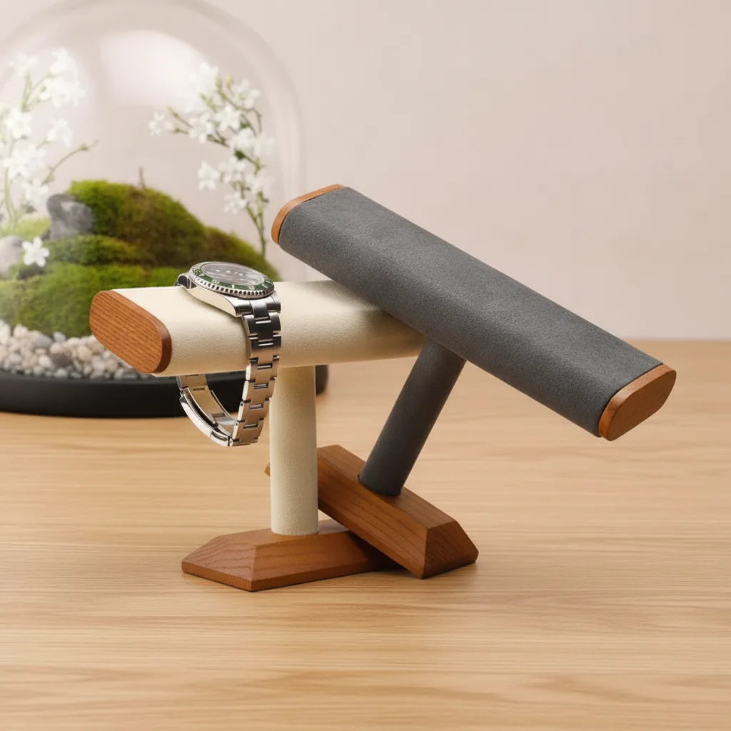 Porte Montre Bois de Chêne Cosy Crème