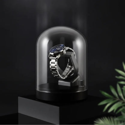 Remontoir Montre Automatique Cloche de Lune en Verre