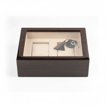 Coffret Montre Premium Nonette - 2 Emplacements Laqué Piano