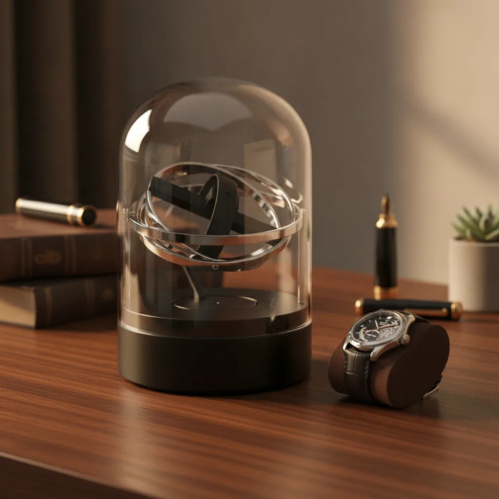 Remontoir Astronome Argenté : L'écrin pour 1 montre automatique