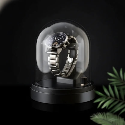 Remontoir Montre Automatique Cloche de Lune en Verre