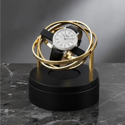 Remontoir Astronome DorÃ© : Ã‰lÃ©gance et Protection pour Montres Automatiques