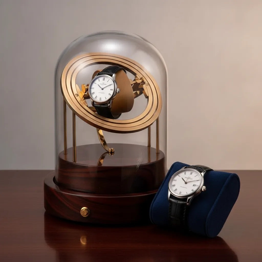 Remontoir Astronome Prestige : L'écrin doré pour votre montre automatique