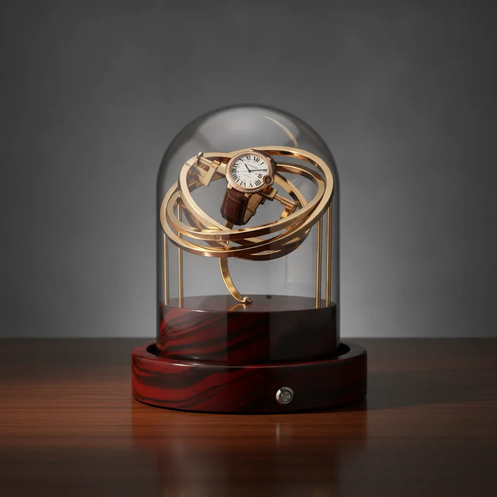 Remontoir Astronome Prestige : L'écrin doré pour votre montre automatique
