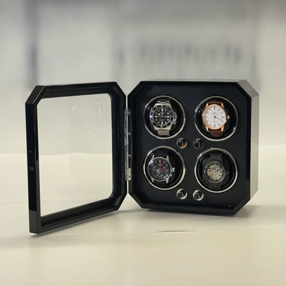 Remontoir Montre Gioco Carbone 4 Places